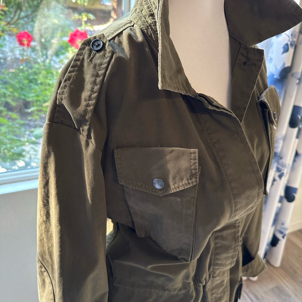 Banana Republic Army Green/khaki casual jacket. Ladies Medium.Like - Picture 4 of 7